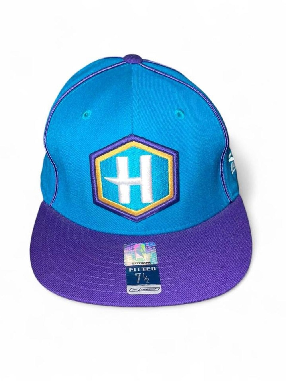 NBA Charlotte Hornets Reebok Fitted Hat 7 1/2 Officially Licensed Deadstock Cap